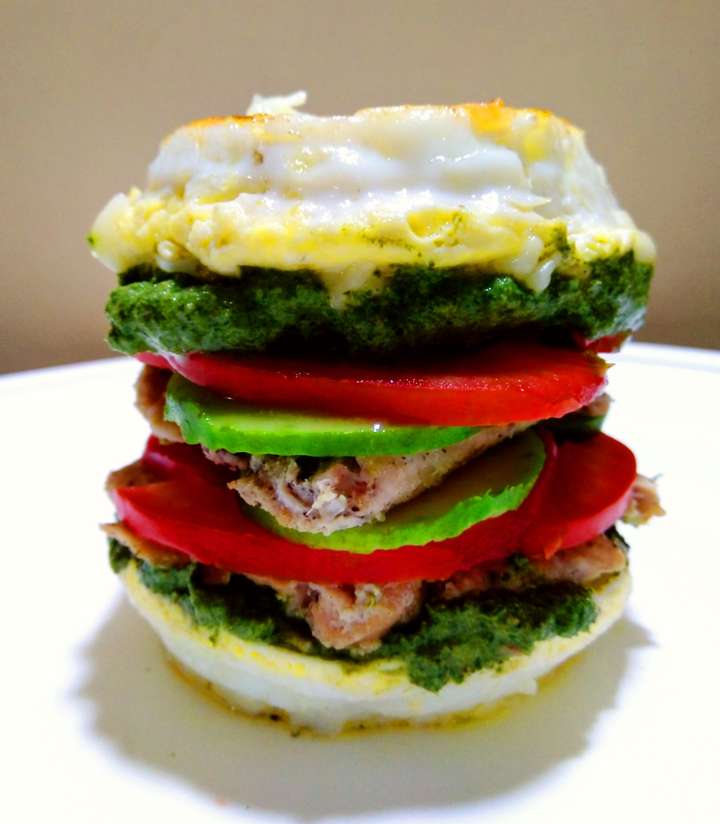 Cheesy Egg Burger