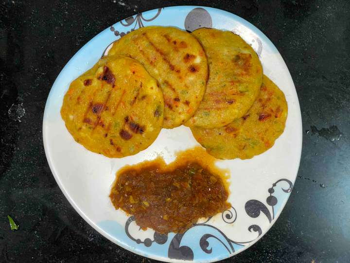 Mix vegetable paneer rawa/sooji tikki