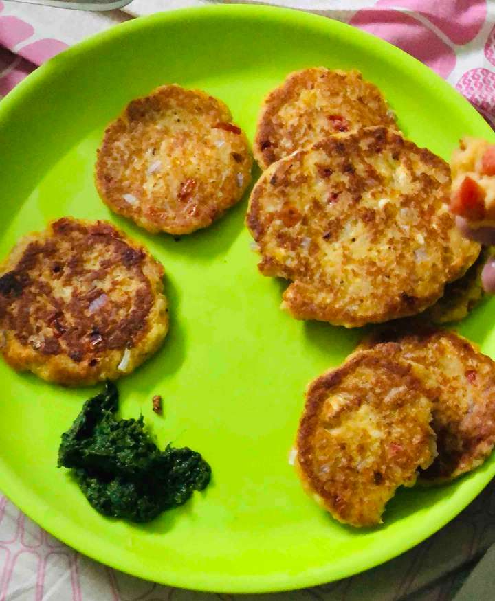 Panner and Rice flour Tikki
