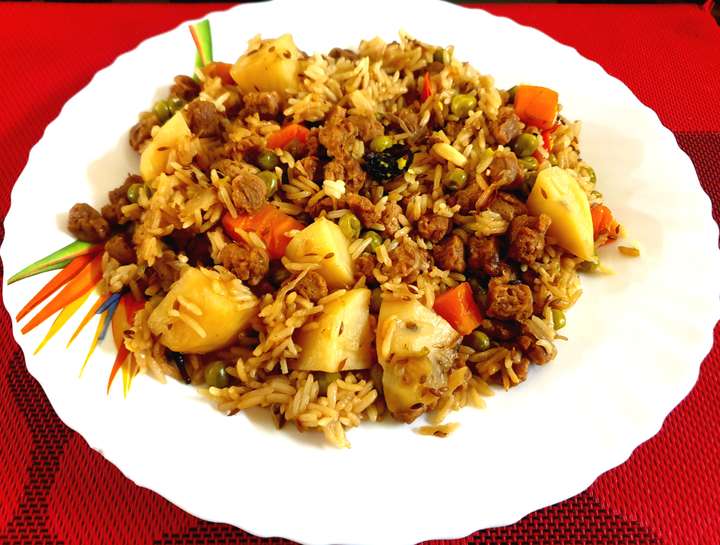 Soya Pulav