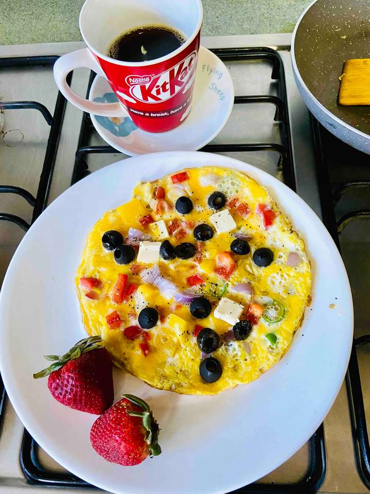 Omelette Pizza