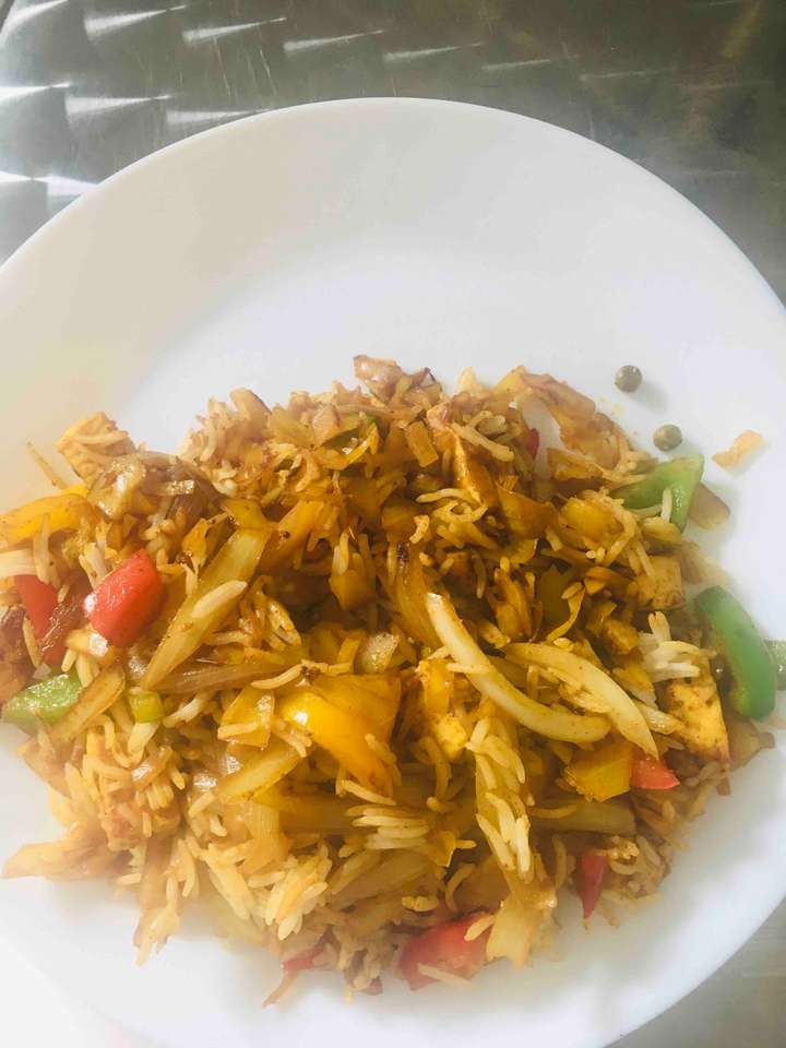 Chilli paneer pulao 