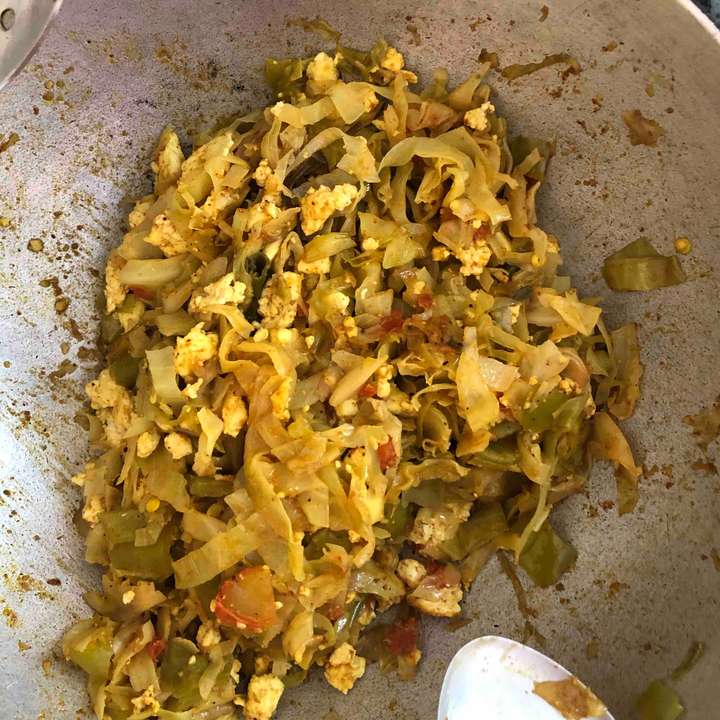 Paneer Cabbage Sabji 