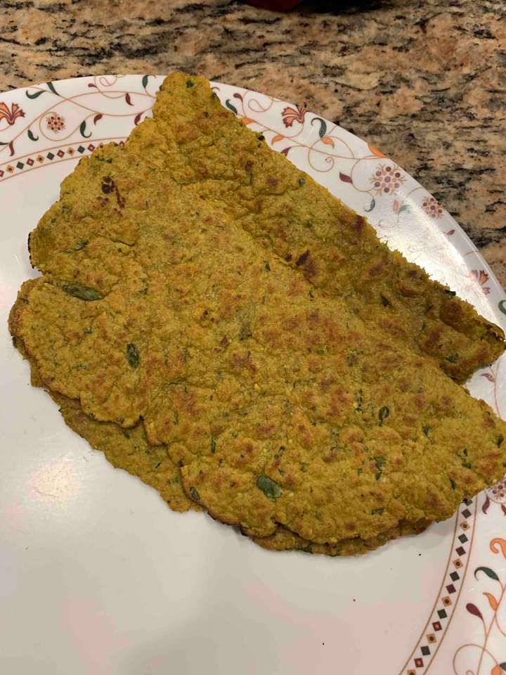 Paneer Soya Methi Parathe