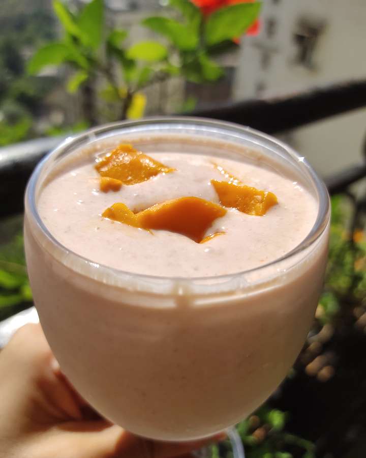 Protein Fruity (Cottage cheese mango drink with added whey)