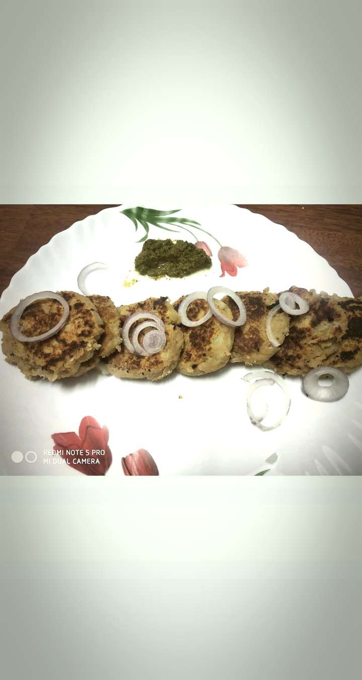 Soya Chunks Aloo tikki