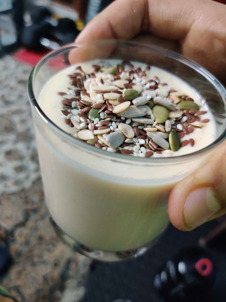 mango whey lassi