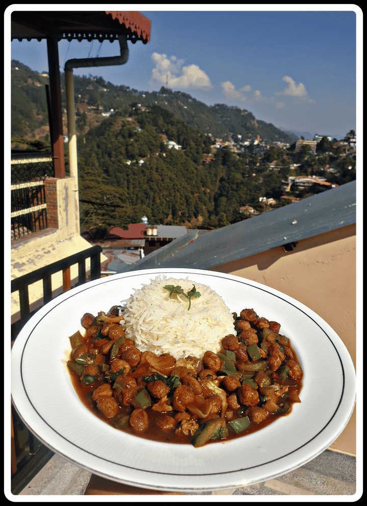 Soya Chilli & Steamed Rice