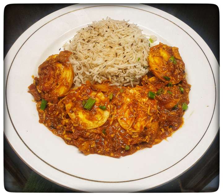 Egg Curry Rice