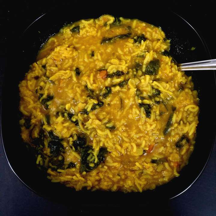 Palak Dal khichdi