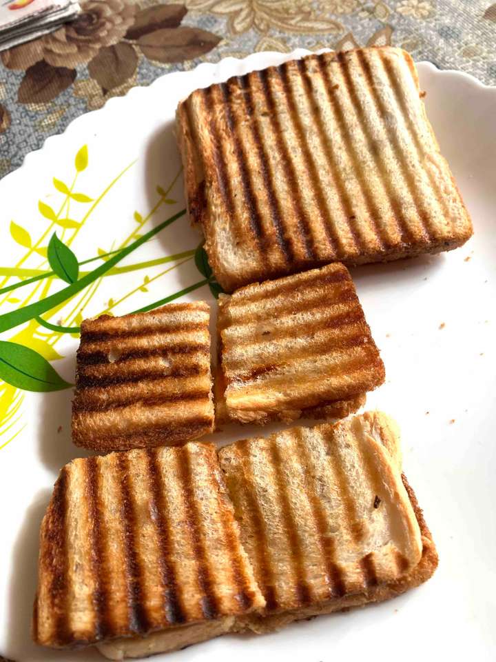 chickpea butter toast sandwich