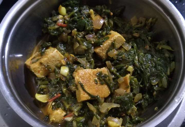 Tofu Palak Sabzi