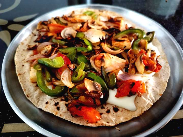 Roti Pizza #FITTRMasterchef