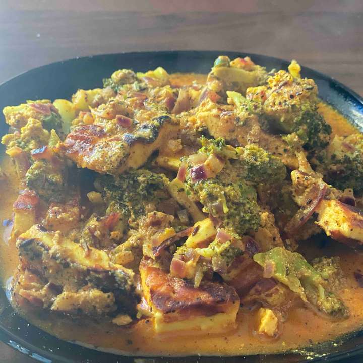 Paneer-Broccoli Subji  
