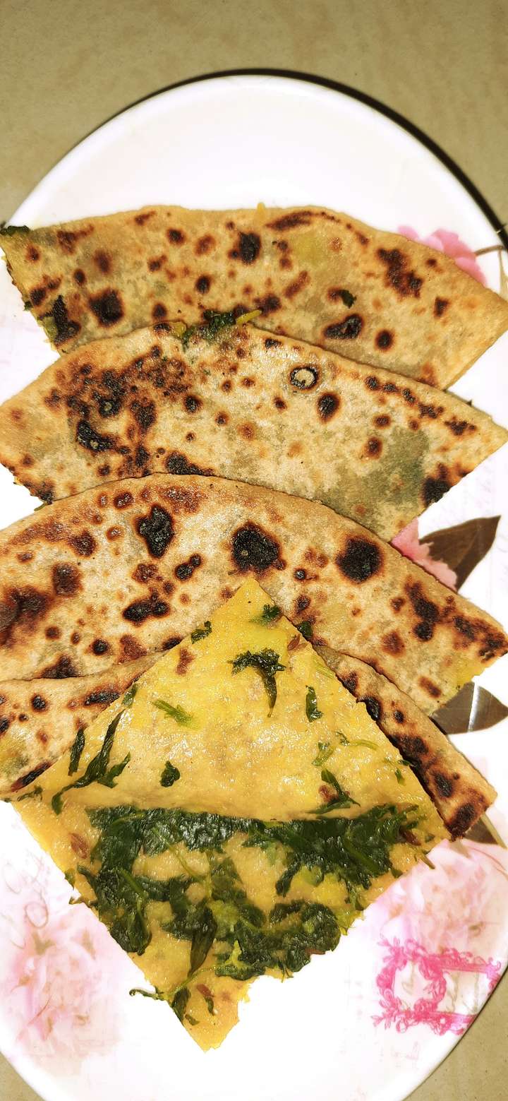 Methi leaves parantha

