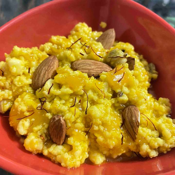Mango Paneer Halwa