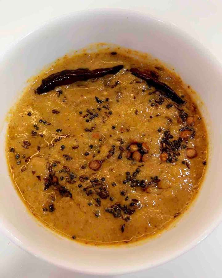 BEERAKAYA PACHADI ( RIDGE GOURD CHUTNEY)