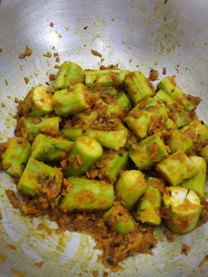 Masala Ridged gourd (Turai) Curry👌