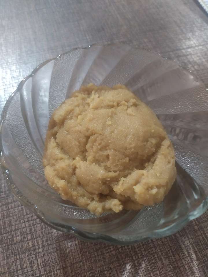 Soya and semolina halwa