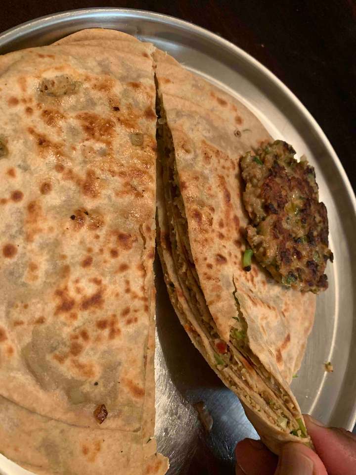Chicken Keema Paratha