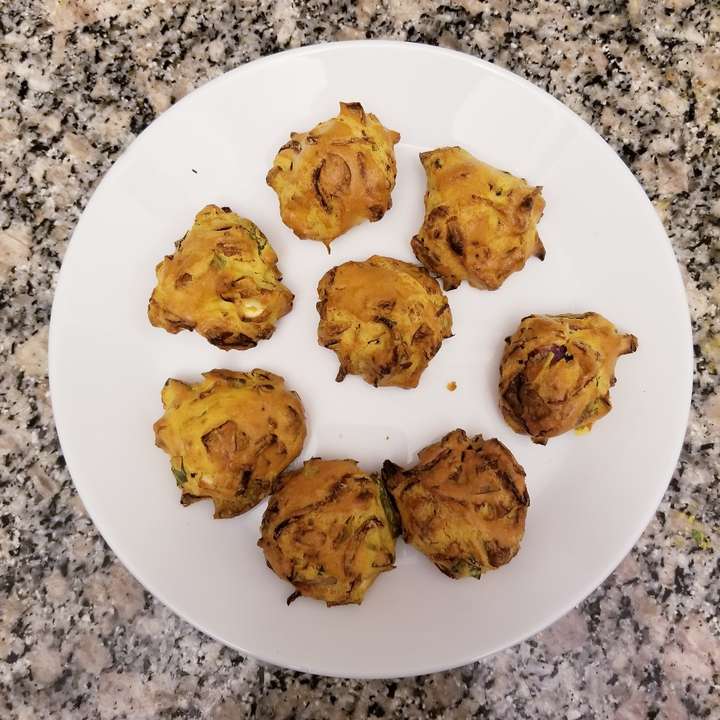 Air fryer Mixed Veg Pakoda 