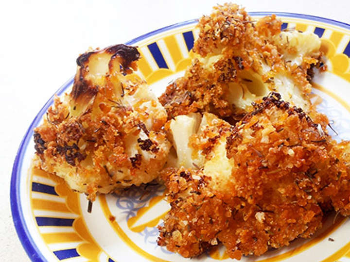 Oven baked cauliflower 