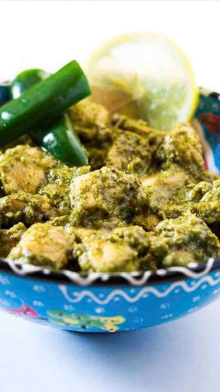 green coriander chicken 