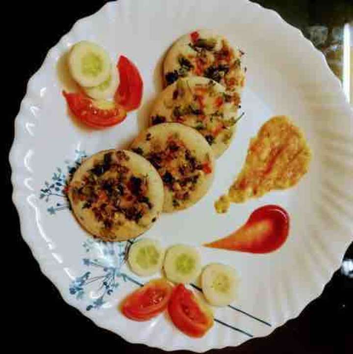 Mini soya uttapam