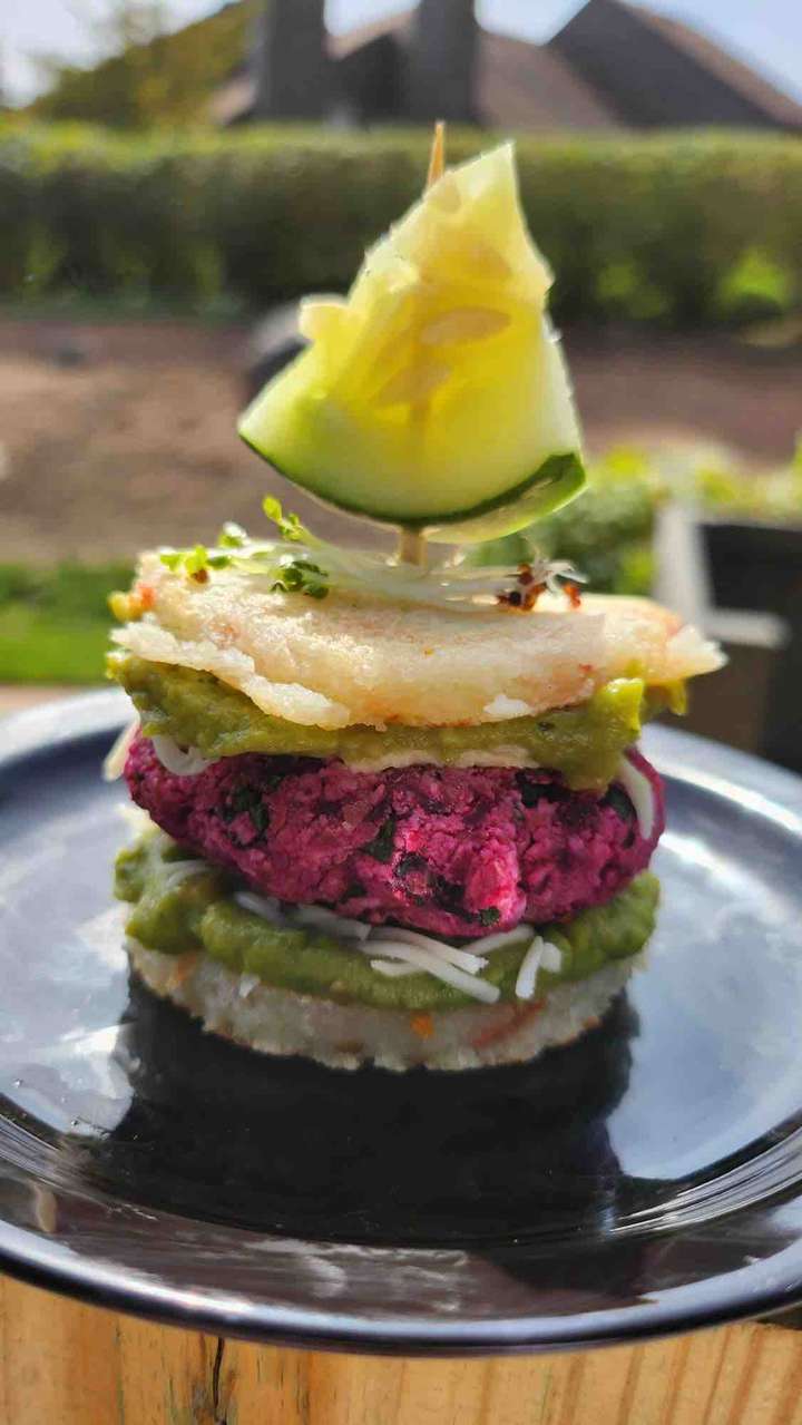 Burger with a twist
