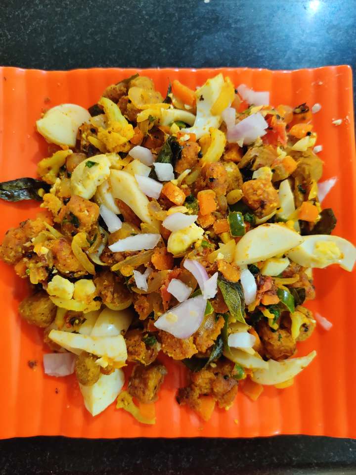 Soya Egg Bread Pulav