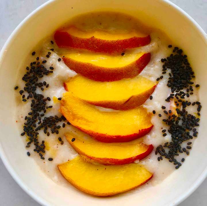 Peach Oatmeal 🍑 