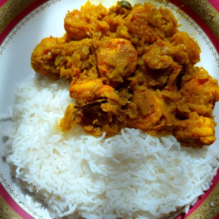 Prawn and Cabbage Fry