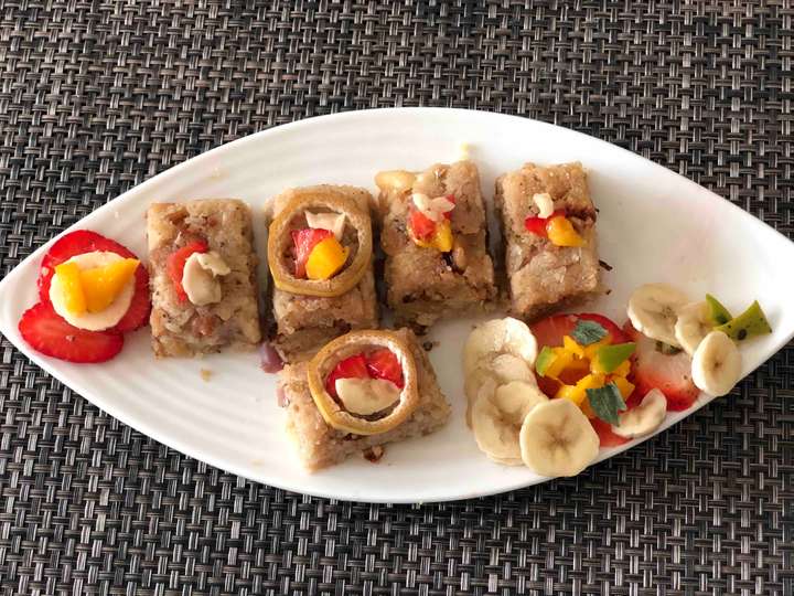 Fruit punch Varai khandavi    (वरीचि खांडवी)