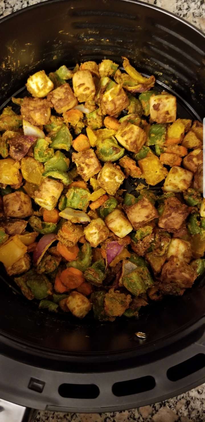 Air fryer roasted veggies