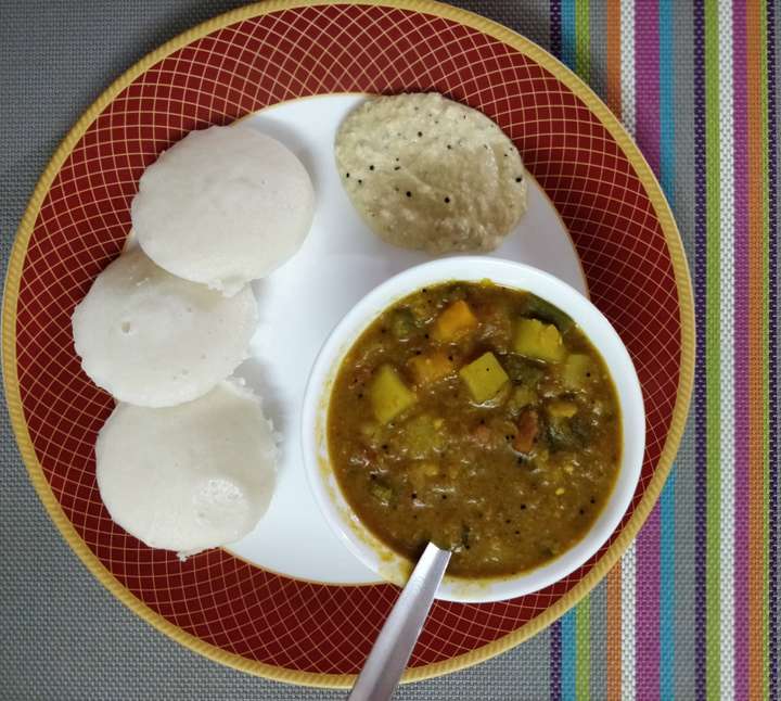 Idli and Sambhar