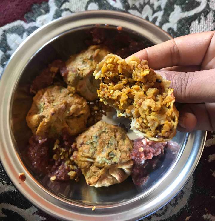 Whole wheat Soya Momos