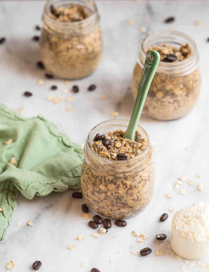 Coffee-infused Overnight Proats