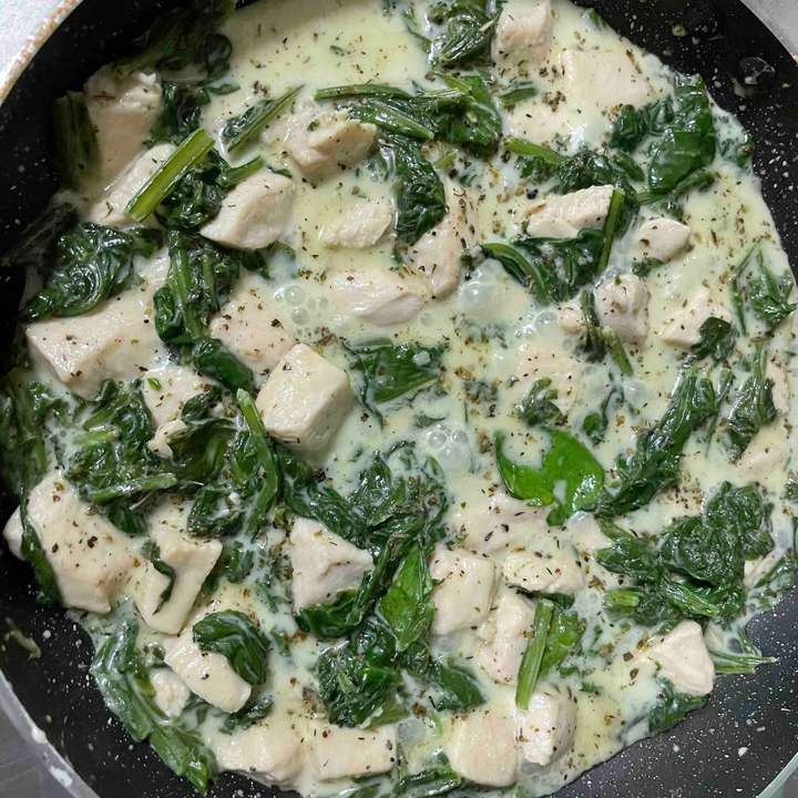 Spinach Cheese Garlic Chicken