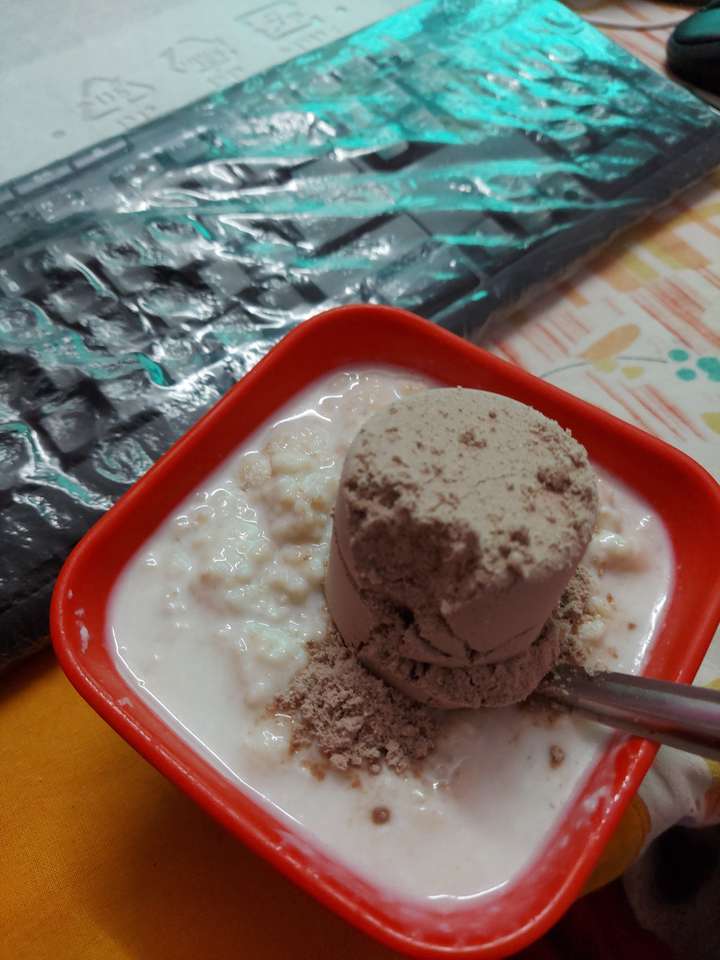 Oats custard 