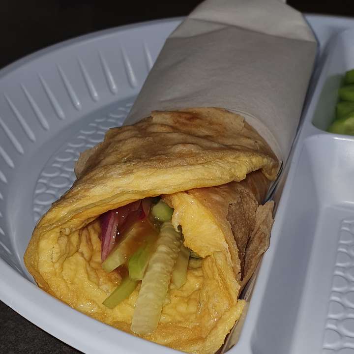 Kolkata style Egg Roll ( with wheat roti)