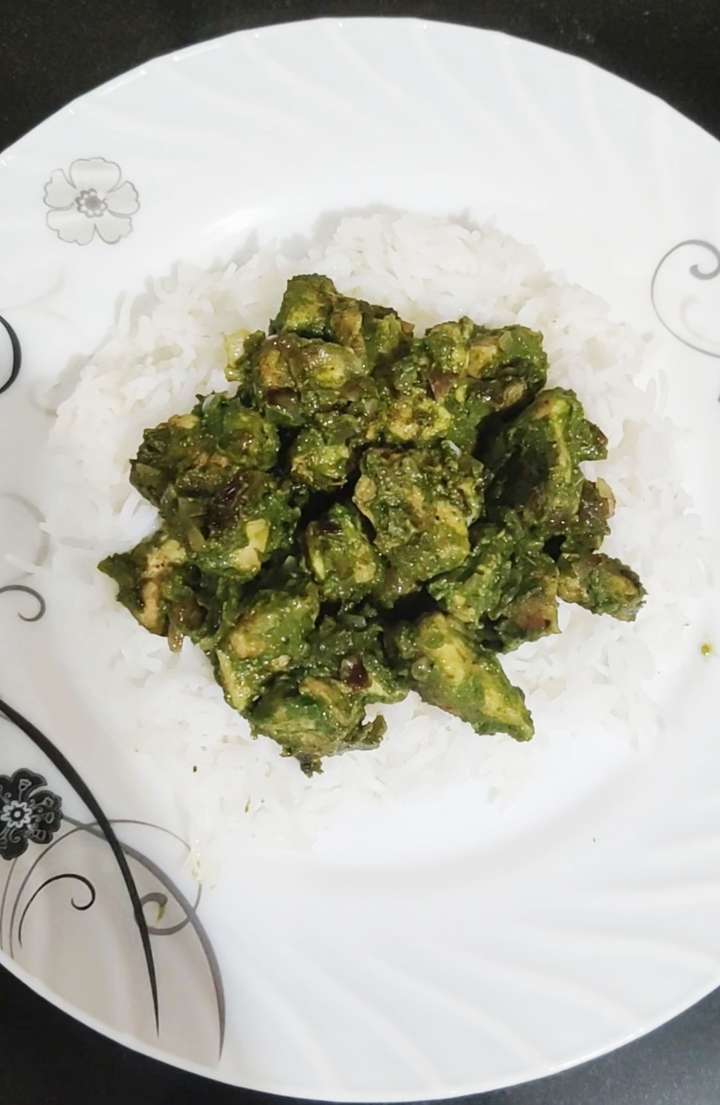 Tangy green chicken