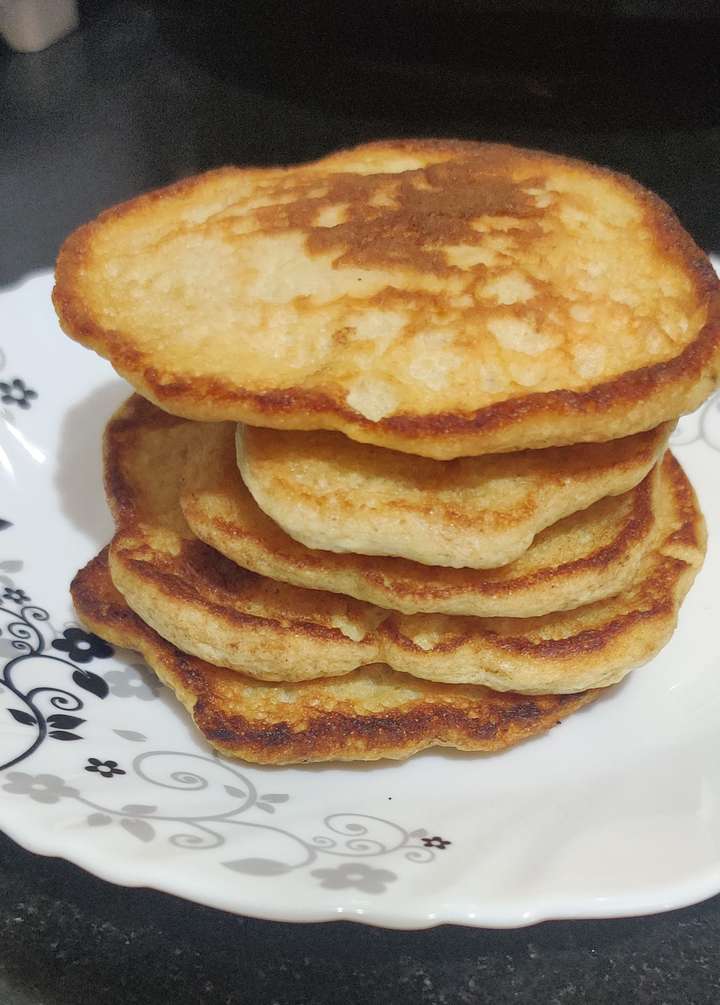 Egg white banana pancake