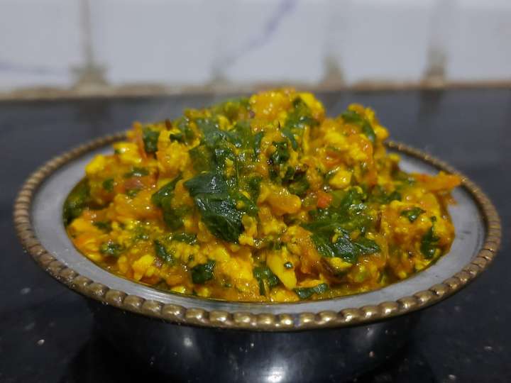 Palak Paneer Bhurji