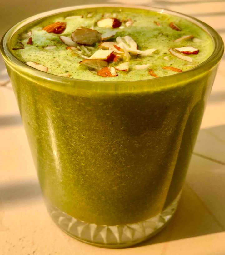 Choco Spinach smoothie 