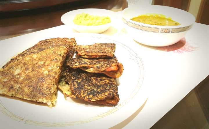 Oats & Semolina Quesadilla 
