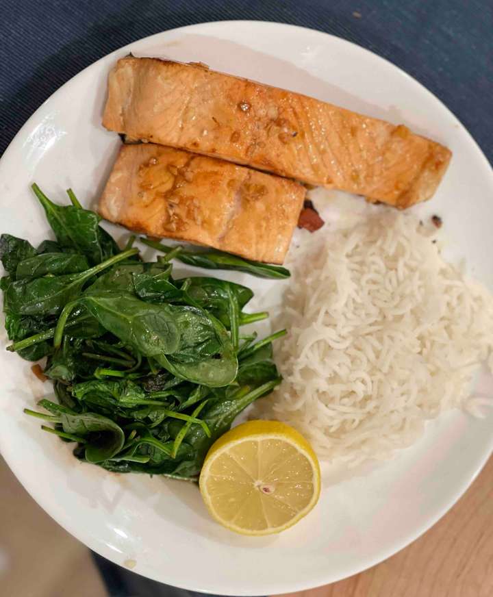 Pan seared salmon 