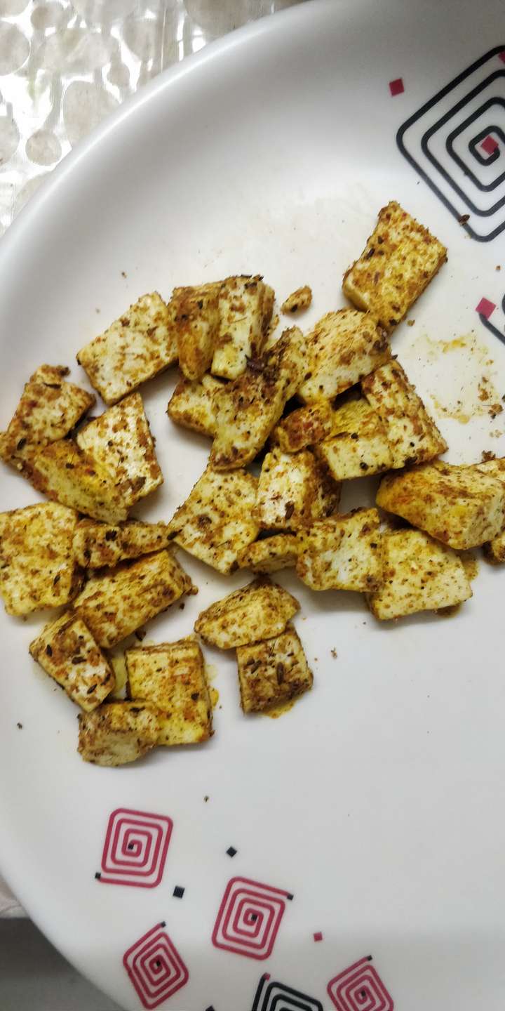 Microwave Paneer