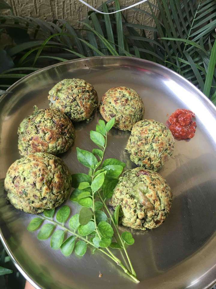 Green chick pea Balls