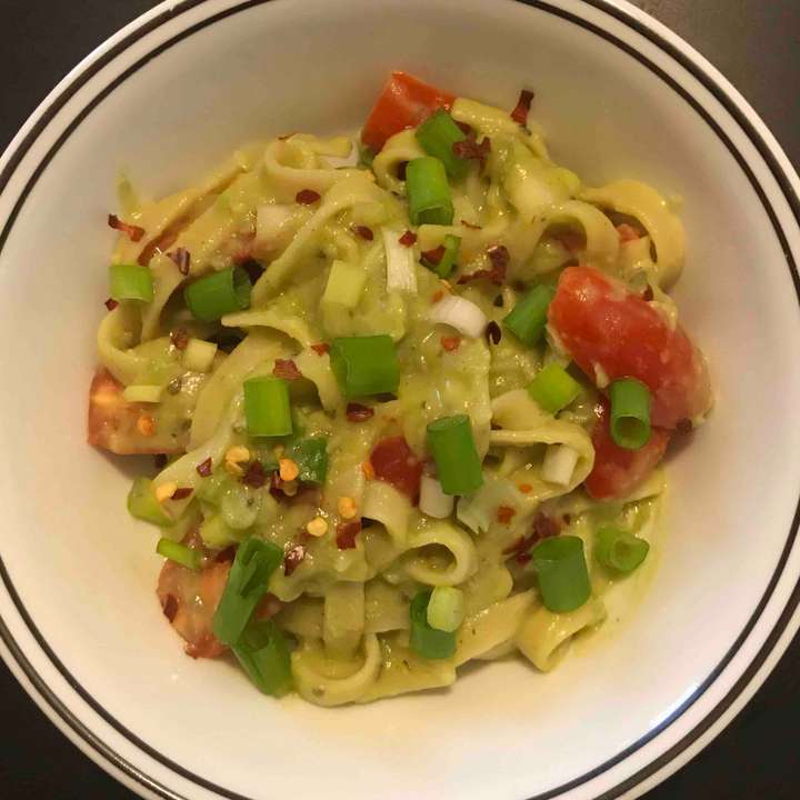 Fettuccini w/ Avocado Sauce