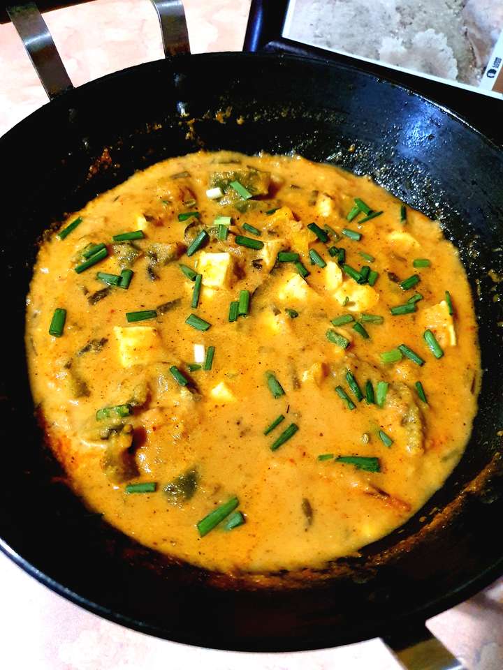 Paneer Hara Pyaza